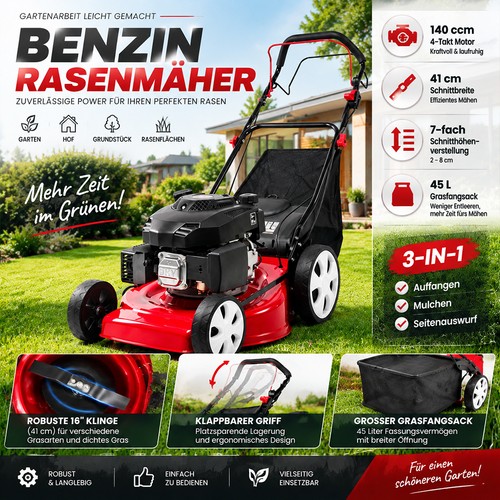Benzin rasenmäher takt - benzin,