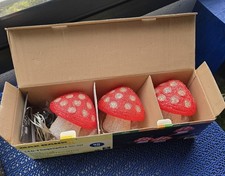 LED-Fliegenpilze 3er-Set90 LED 24V