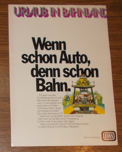 Seltene werbung deutsche bahn - werbung,