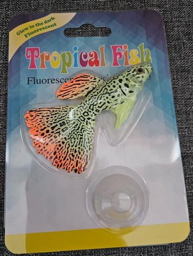 Neon leuchtender gummi guppy - neon,