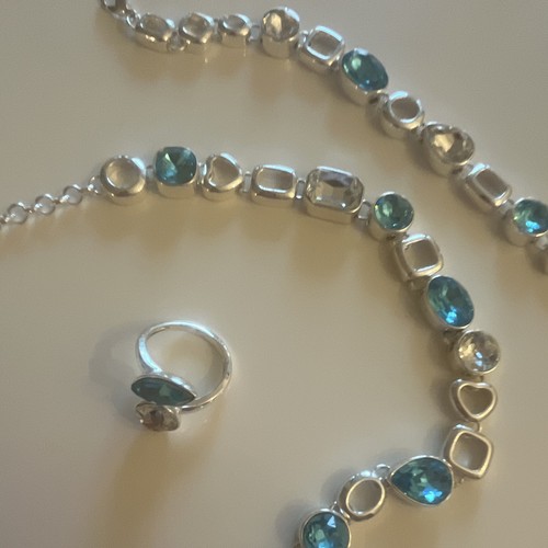 Schmuckset silberfarben metall - schmuckset,