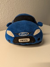 Ford Fiesta Plüsch Auto Stofftier 33cm Blau Tuning Retro Vintage Kuscheltier