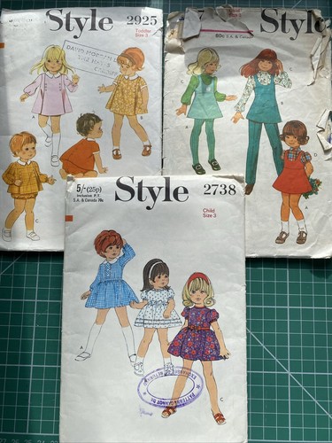 Stil vintage kinder - x3,