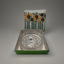 Walther Glas Schüssel in Orginal Verpackung! Blumen Dekor