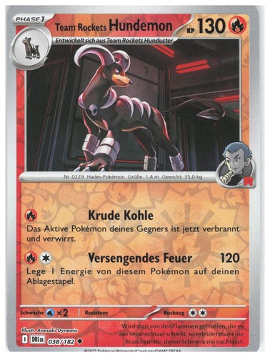 Team rocket houndoom 038 182 - rocket's,
