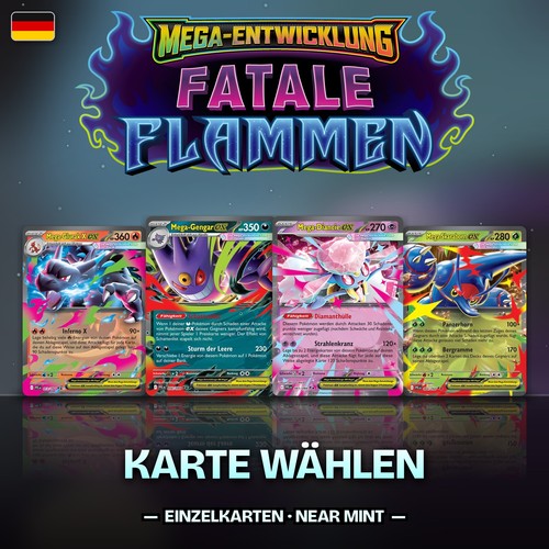 Pokemon karten fatale - fatale, flammen