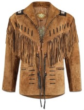 Lederjacke Fransenjacke