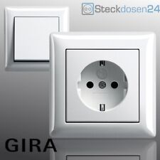 GIRA System 55 Steckdose Schalter Standard55 Reinweiß glänzend Steckdosen