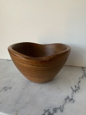 Danish Design Teak Holz Sculptural Bowl Nach Finn Juhl Mid Century Top Qualität
