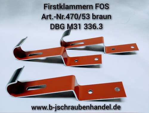 Firstklammern dachziegel fos - firstklammern/,