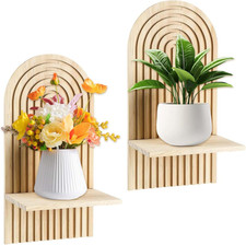 Set mit 2 Wandregalen Boho