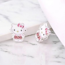 Hello Kitty Ohrringe Silber