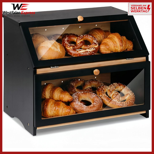 Brotkasten bambus etagen mit - 2,