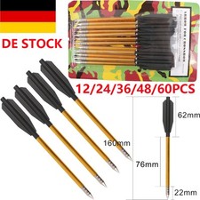 6,5" 12-60 Stück Aluminium Bolzen für Pistolenarmbrust Armbrust Pfeile Bolzen