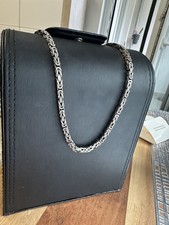 Königskette 925 Silber massiv 55cm 4mm 52,4g Herrenkette 