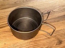 Ultraleichter 450ml Titan Topf breite Ausführung