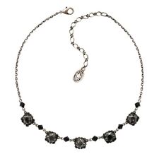 Konplott Kette Collier Byzantine schwarz antik silber