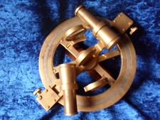 Sextant messing rund - sextant, messing-rund