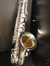 Alt saxophon René Guénot Saxofon Versilbert Saxophon Silber Frankreich Vintage