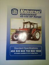 UTB Universal 453 533 643 733 833 1033 Traktor Broschüre A4 Gr. 4 Seiten