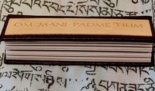 Miniaturbuch Minibuch "Tibetisches Gebetsbuch"