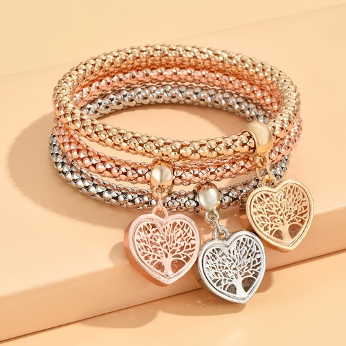 3er set damen armbänder - set,