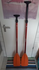 2 neu Stechpaddel Itiwit Kanadier Kanu Paddel Alu verstellbar 130-150 Boot