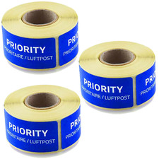 PRIORITY Luftpostaufkleber