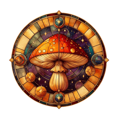 Xxl 30x30 car sticker - sticker, mushroom