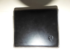 GERMANUS Zigarettenetui, Made in Germany, Schwarz Leder, 85 mm II - NEUWERTIG