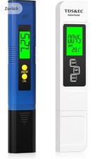 RUNBO pH Messgerät Wasser 4 in 1 - pH Wert Messgerät für TDS/EC/Temperatur, Digi
