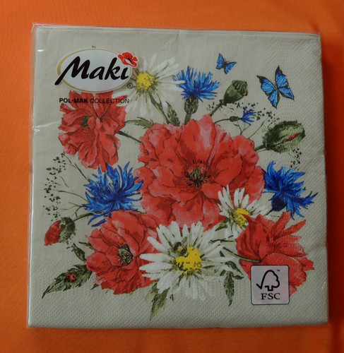 Servietten klatschmohn - 20,