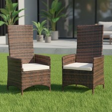 Relaxsessel polyrattan garten - polyrattan,