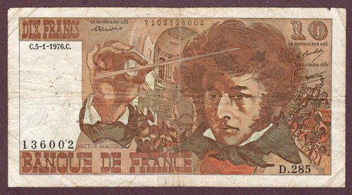 Frankreich francs banknote - 10,