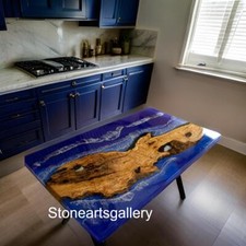 Blau Epoxidharz Sofa