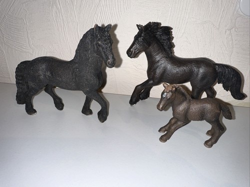 Schleich pferde friese hengst - schleich,