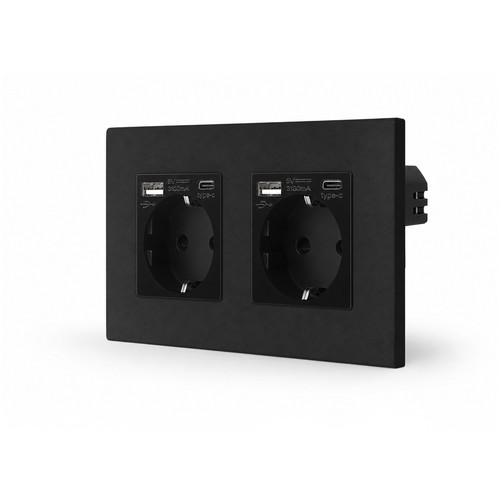 Fache steckdose mit usb - mit, usb-a/c
