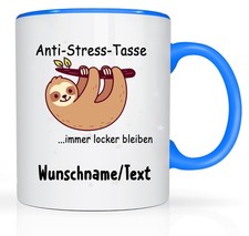 Anti Stress Tasse mit Namen