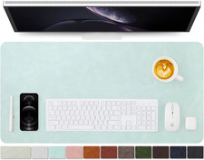 Leather Desk Mat - Non-Slip PU