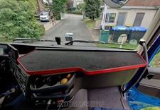 LKW TISCH FÜR VOLVO FH5 ABLAGETISCH ABLAGE schwarz rot