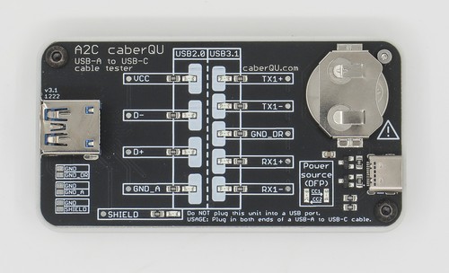 Caberqu a2c usb kabeltester - usb,