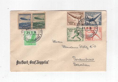 1936 reich zeppelin 127 - 1936, 3.reich