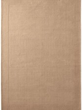Teppich beige 160 x 230 cm HEINE Kurzflorteppich 100% Wolle taupe Gr. 5 - P786