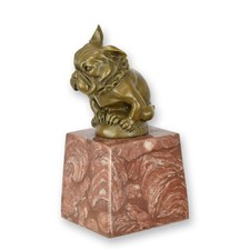 Kühlerfigur Bronze Bulldogge