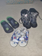 Schuhe 3 Paar Winterstiefel Elefanten Hausschuhe Gr. 24