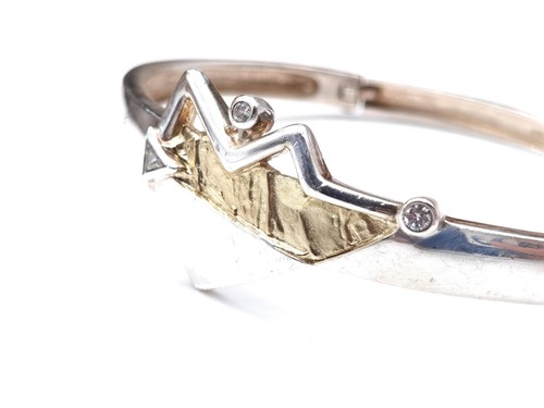 Vintage 925 silber armreif - vintage,
