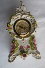 Tischuhr, Kaminuhr, Porzellan