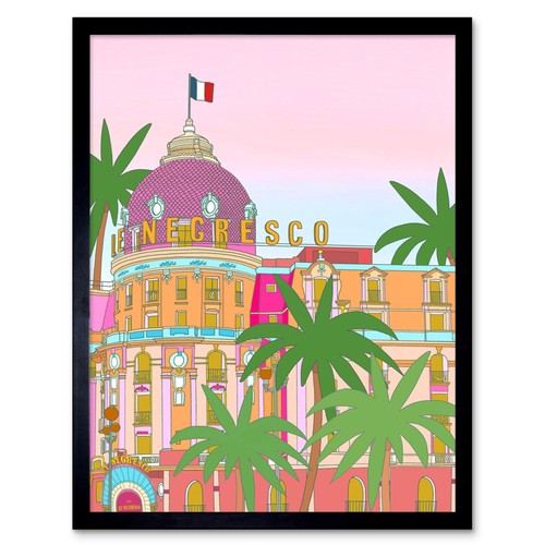 Negresco gebäude - le,