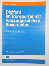 VW Audi SSP 77 Digifant im Transporter mit wassergekühlten Boxermotor 2,1l MV 