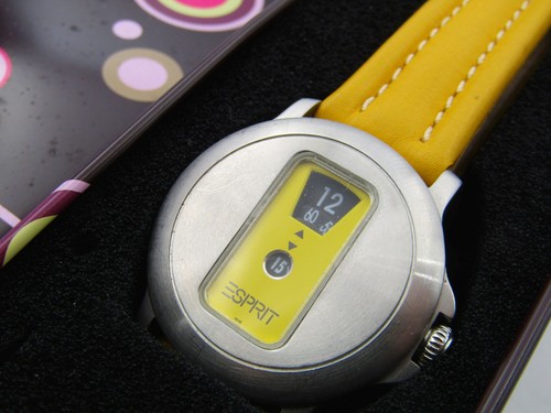 Esprit jump hour yellow - esprit,